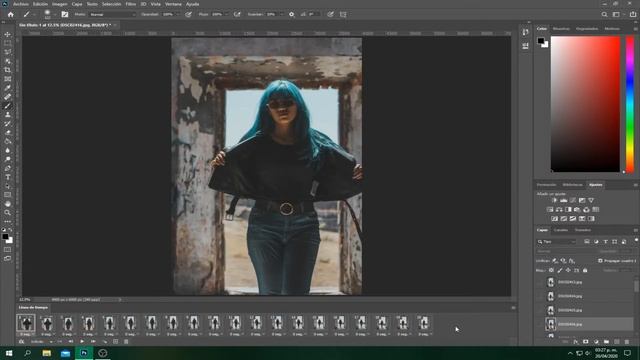 Como hacer un gift con imágenes en Photoshop para instagram смотреть онлайн