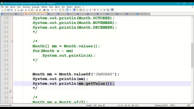 Java Month Enum || Java Month in a Year || java.time.Month enum || java.time package || #406 смотреть онлайн