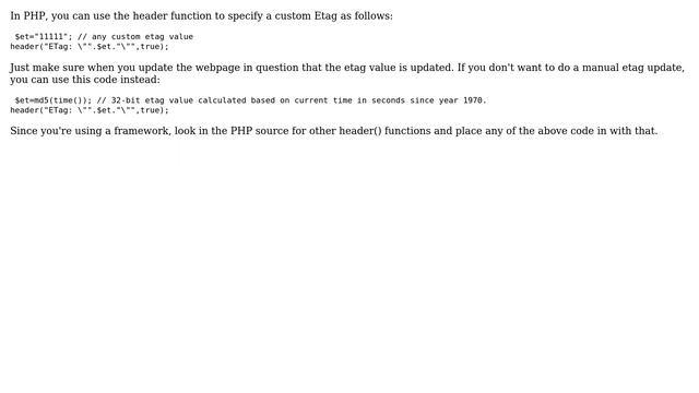 Webmasters: How to fix "No Etag header found" error? (2 Solutions!!) смотреть онлайн