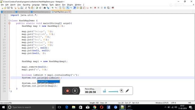 hashmaps in telugu part-2 смотреть онлайн