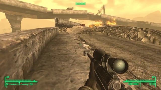 Fallout: New Vegas Part 165 DLC Lonesome Road 8 The Crow's Nest and Deja Vue смотреть онлайн