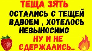 Теща с зятем не выдержали взаимного притяжения.