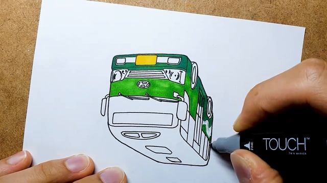 부산 마을버스 그리기 (Busan town bus) _아트고 AUTO смотреть онлайн