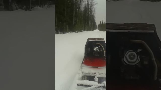 Самодельный мотобуксировщик