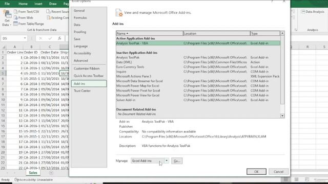 Where is the option of Data Analysis in Excel? смотреть онлайн
