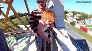 #40 Фронтоны из газобетона за три дня 31.08.-2.09.2016.