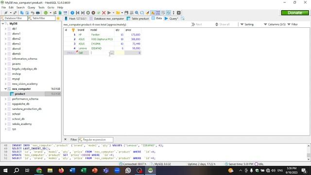 Data Base Task 07 | Delete Query Statement |1st Year | Java Institute | Navindu Tharaka смотреть онлайн