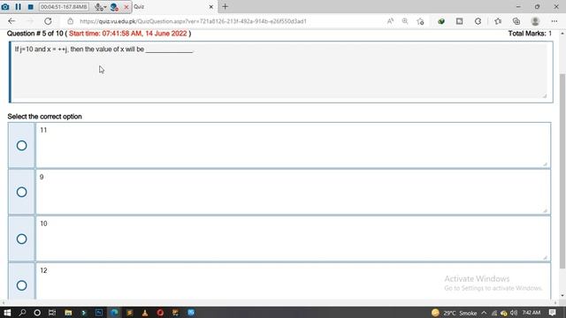 CS201 Quiz 1 Solution 2022 | CS201 Quiz 1 Solved Spring 2022 | Live Attempt смотреть онлайн