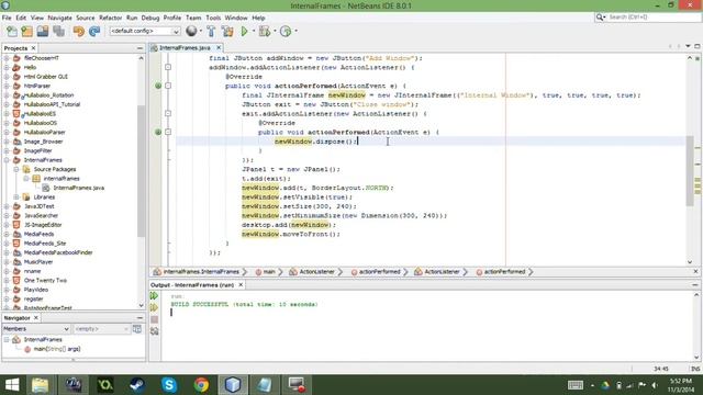 Java How To: Internal Frames смотреть онлайн