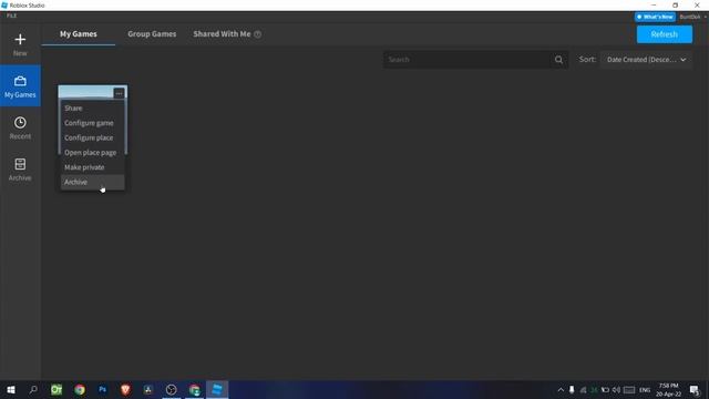 How To Delete Your Game On Roblox Studio 2022 смотреть онлайн