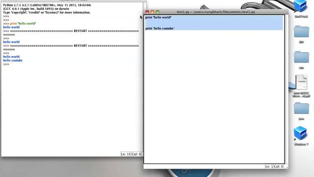How to use python IDLE смотреть онлайн