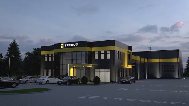 Trebud Siedziba Wizualizacja 3D смотреть онлайн