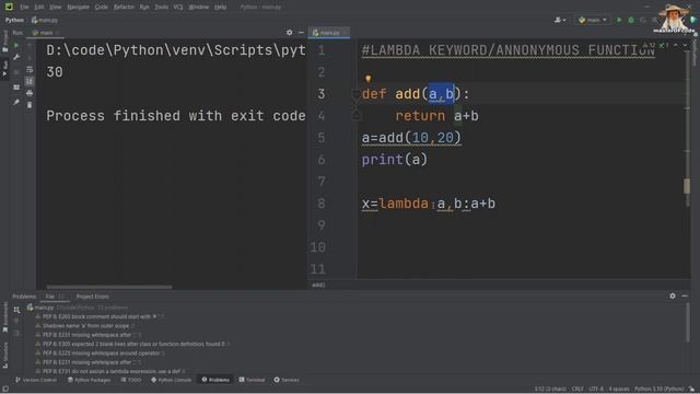Lambda Keyword or Anonymous Function | Python in Bangla | L23 смотреть онлайн