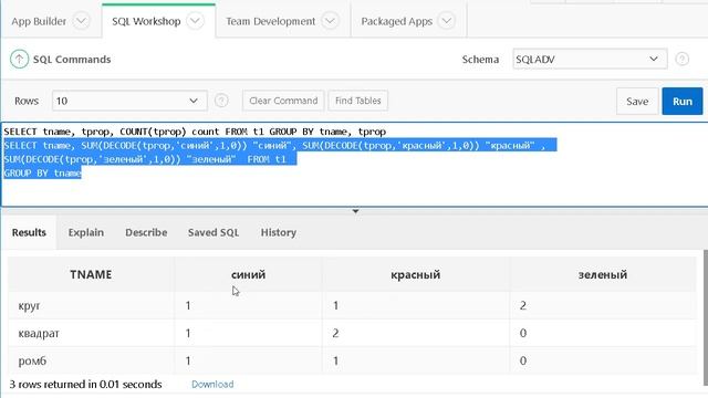 Урок 4.SQL advanced. Pivot, переворачиваем запрос с группировкой смотреть онлайн