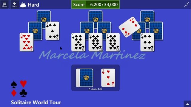 Solitaire World Tour Game #25 | February 18, 2023 Event | TriPeaks Hard смотреть онлайн