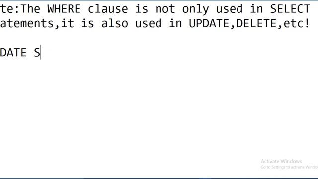 WHERE Clause in SQL | Oracle Database смотреть онлайн