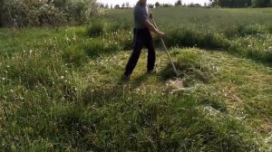 Косим траву косой.