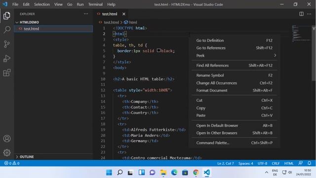 How to run HTML file on Visual Studio Code (2023) смотреть онлайн