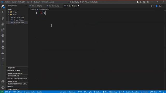 ? día 2 - PHP Fundamentos "variables, constantes, operadores" смотреть онлайн