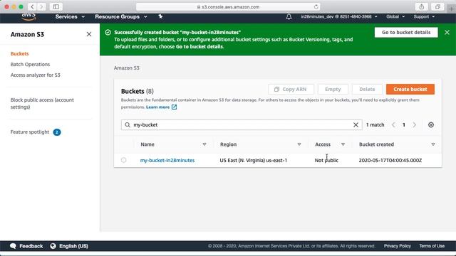 Learn how to Create an S3 Bucket in AWS in 6 minutes смотреть онлайн