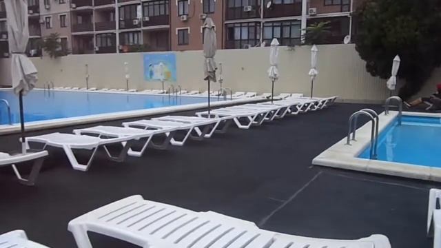 Анапа пансионат Черное море ( обзор территории )