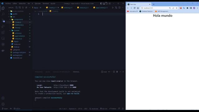 1/4 - React CRUD con context y reducer смотреть онлайн