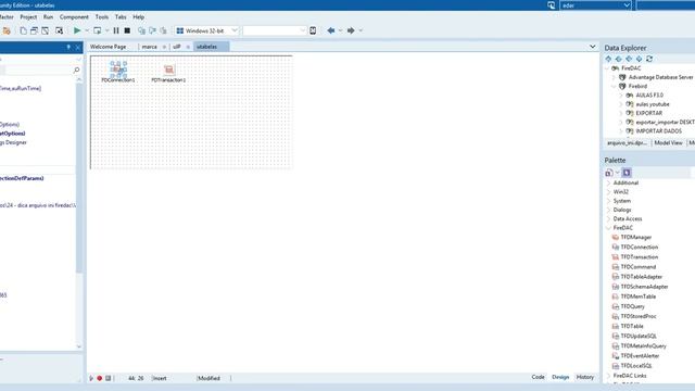 CONFIGURAÇÃO ARQUIVO INI - COM FIREDAC - DELPHI 10.3 смотреть онлайн
