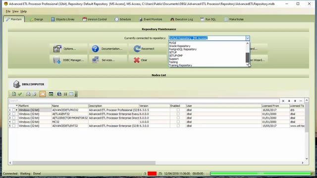 Advanced ETL Processor : Working with repository backups смотреть онлайн