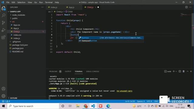 React JS Tutorial-3:React Render Children, Pass Props To Children смотреть онлайн