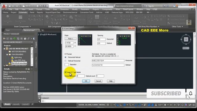 X-Y Grid Setup in Autocad Electrical Tutorial Bangla | X-Zones Setup in Autocad Tutorial Bangla смотреть онлайн