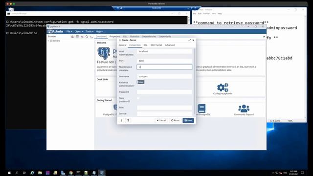 Tableau Server postgre database superuser password / tblwgadmin смотреть онлайн