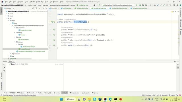 Spring Boot with MongoDB| Developing Spring Boot CRUD Project Mongo DB as Database смотреть онлайн