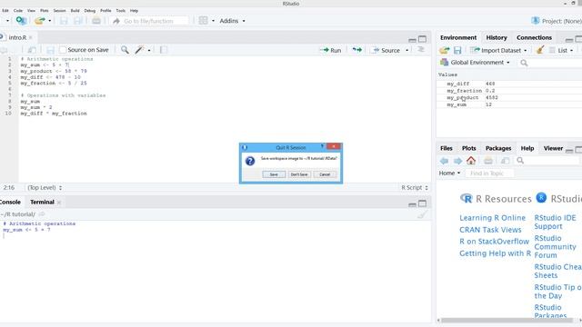 Saving an R script смотреть онлайн