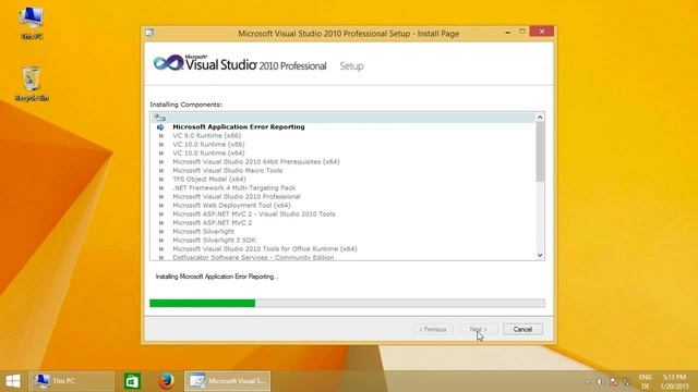 1.1 Getting started with SSI: Installing Visual Studio 2010 and SP1 смотреть онлайн