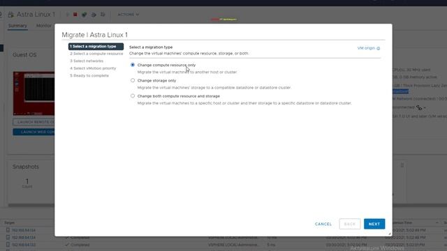 Настройка vSphere vMotion в vCenter 7 / Миграция виртуальных машин смотреть онлайн