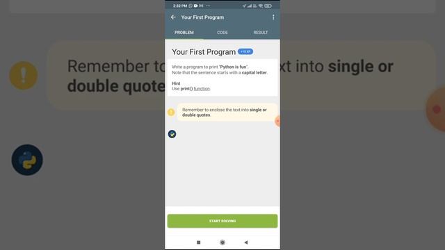 jun30 2021 sololearn python app demo hello wold смотреть онлайн