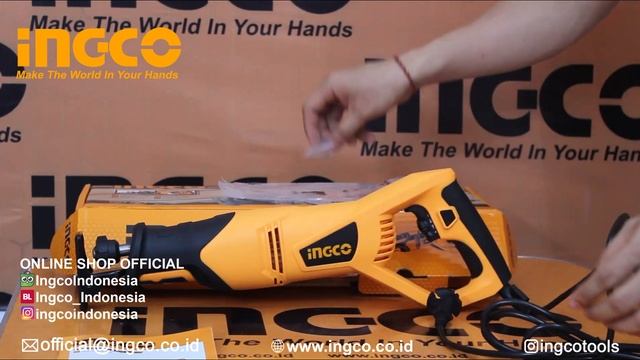 Unboxing MESIN Reciprocating INGCO (RS8002)  | #unboxing #reciprocating #mesin