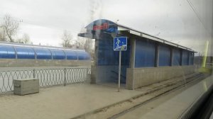Поездка на трамвае 71-407-01 № 1126 по маршруту №5 В Казани . (07.04.2021)