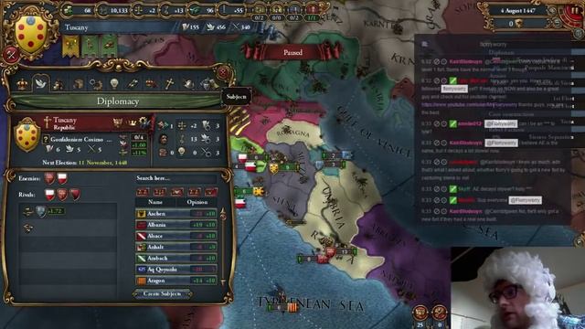 Let's Play Europa Universalis IV: Common Sense as Tuscany [1] смотреть онлайн