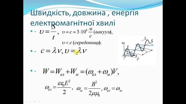 Урок 16.1 Електромагнітні хвилі і їх властивості. смотреть онлайн