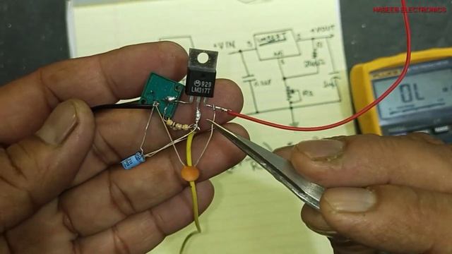 {563} LM317 Adjustable Positive Voltage Regulator - Output Voltage 1.2V to 37V 1.5Amp смотреть онлайн