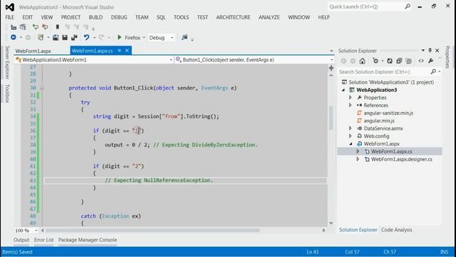 Catch Multiple Exceptions At Once In Asp.Net смотреть онлайн