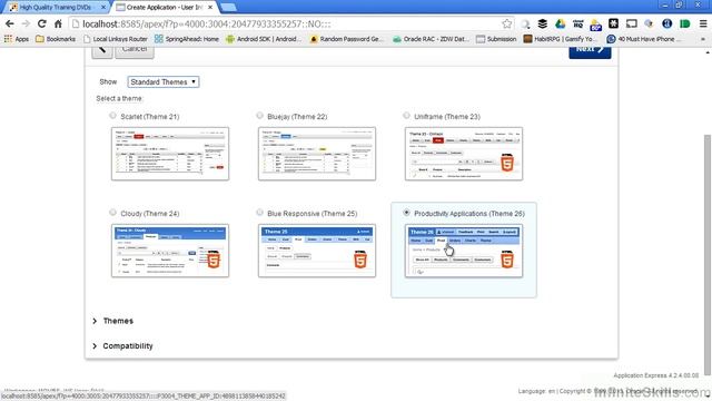 Oracle Application Express Tutorial | Creating A New Application - Part 2 смотреть онлайн