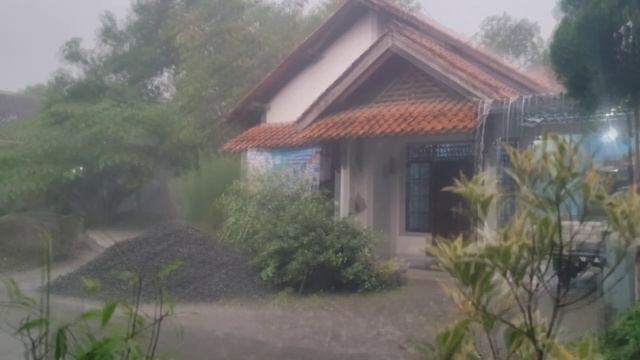 Heavy Rain And Thunder Sound In Metal Roof | Solutions To Stress And Insomnia