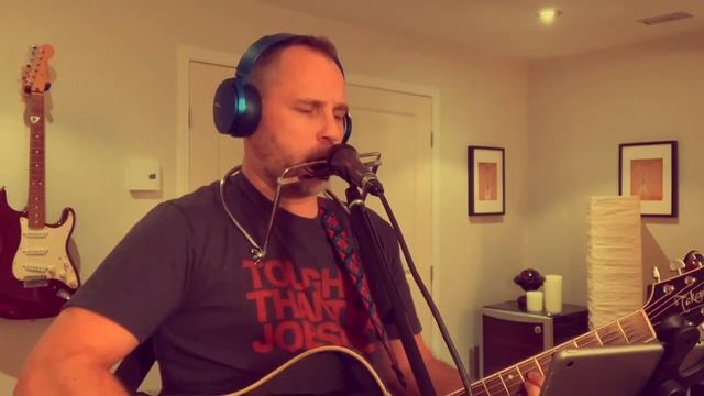 Out On The Weekend- Neil Young - Acoustic Cover with Beatbuddy live demo (First trial!) смотреть онлайн