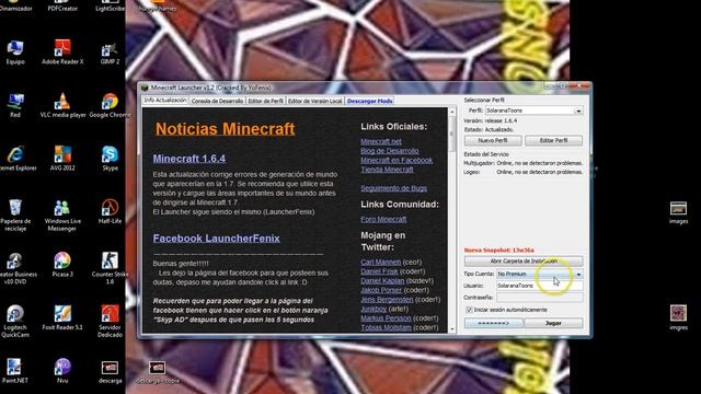 DESCARGAR E INSTALAR MINECRAFT 1.6.4 смотреть онлайн