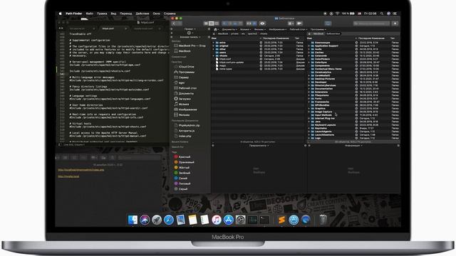 Локальный веб-сервер на Mac OS + MySql + PhpMyAdmin + iCloud Drive - настройка смотреть онлайн