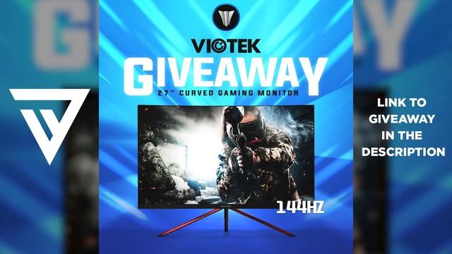 Viotek 27” 144Hz Curved Gaming Monitor Giveaway смотреть онлайн