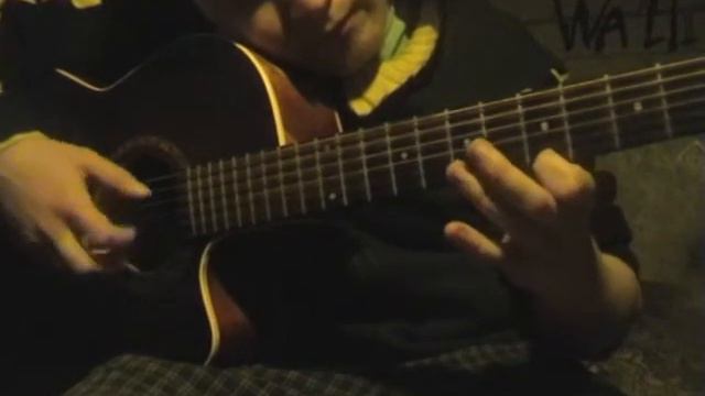 Ніч така місячна - The moonligh Night (Ukrainian Folk Song) for acoustic guitar смотреть онлайн
