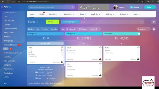 Manage your leads and deals with Bitrix24 || CIS || Bitrix24 Software смотреть онлайн